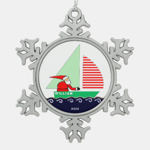 Ornement Flocon De Neige Voile Noël Collectif