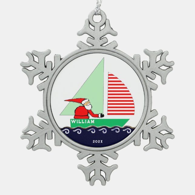 Ornement Flocon De Neige Voile Noël Collectif (Devant)