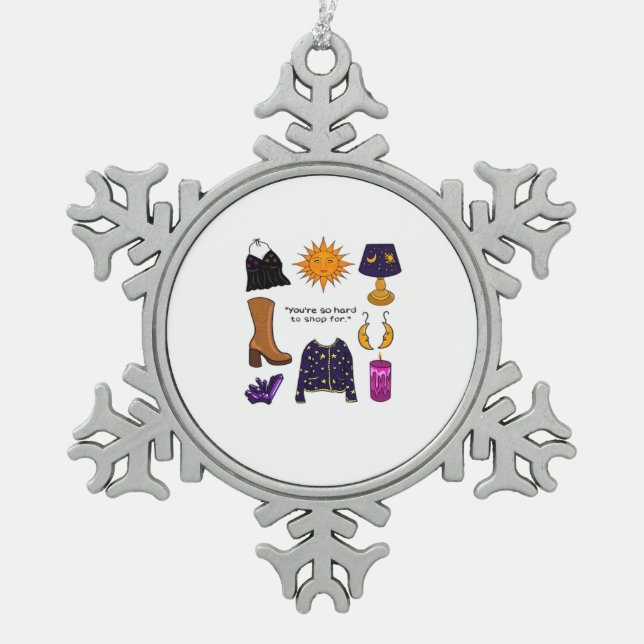 Ornement Flocon De Neige Vous Avez Du Mal À Acheter Pour Whimsigoth Aesthét (Devant)