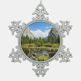 Ornement Flocon De Neige Vue de vallée de parc national de Yosemite