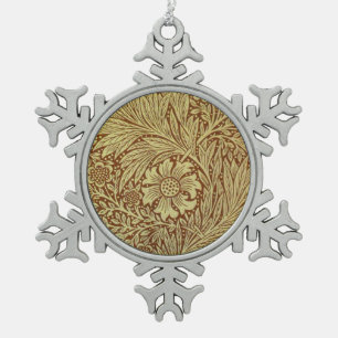 Ornement Flocon De Neige William Morris Marigold Motif de fleurs antiques