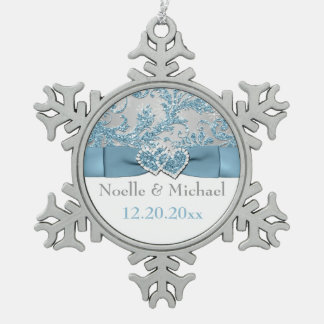 Ornement Flocon De Neige Winter Wonderland, Ornament Coeurs Rejoints