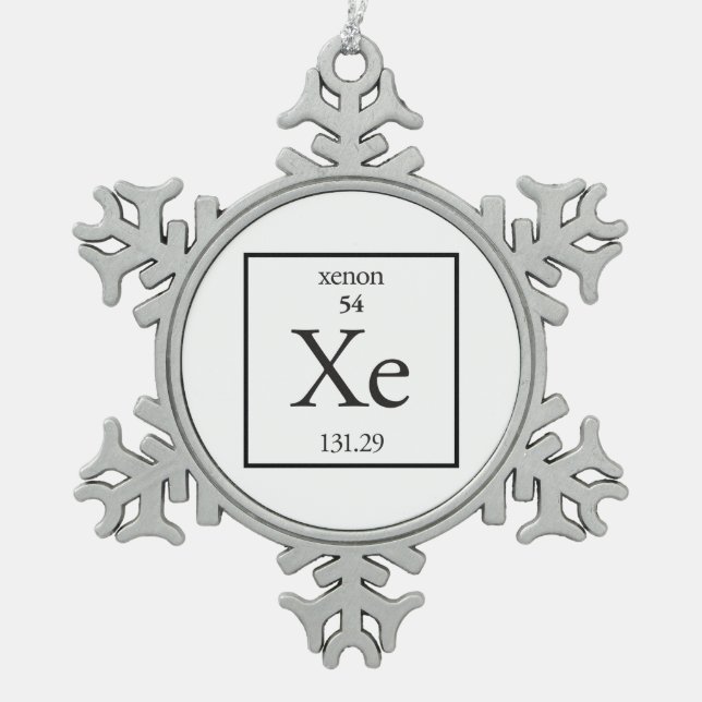 Ornement Flocon De Neige Xenon (Devant)