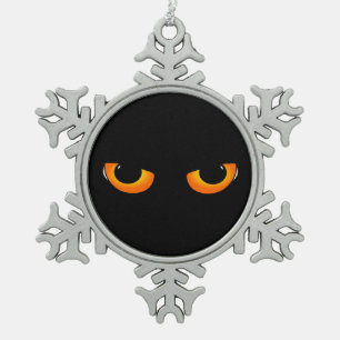 Ornement Flocon De Neige Yeux éffrayants
