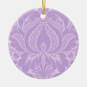 Ornement floral Imaginaire violet
