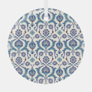 Ornement floral : Motif arabe traditionnel.