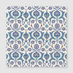 Ornement floral : Motif arabe traditionnel.