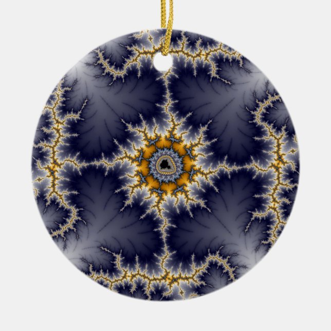 Ornement Fractal encadré (Devant)