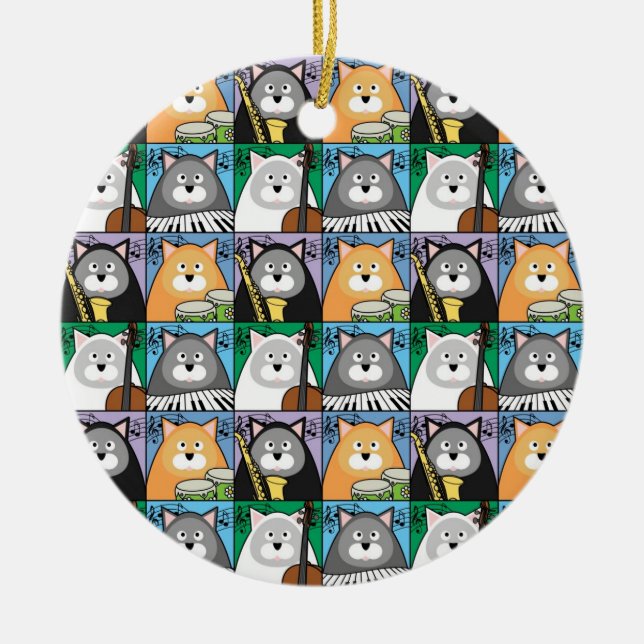 Ornement frais de chat (Devant)