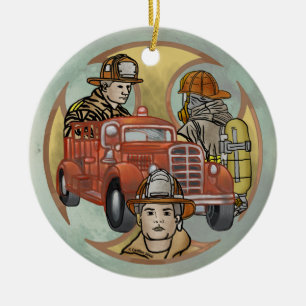 Ornement Frères Pompiers Croix de Malte