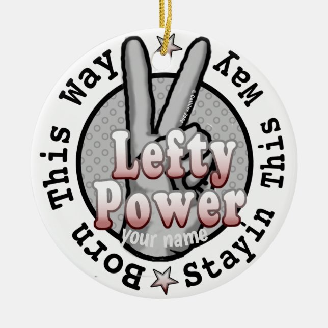 Ornement gaucher Lefty Power (Devant)