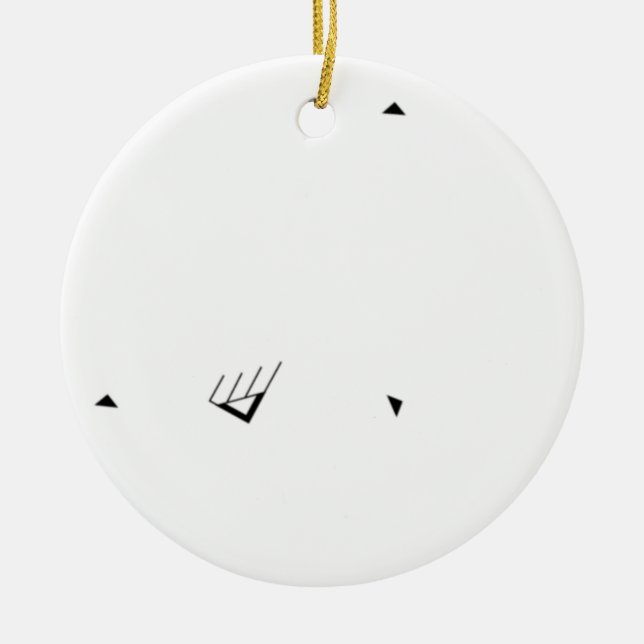 Ornement Géométrique Moderne | Art de Fête Minimal (Devant)