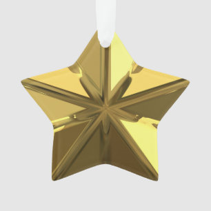 Ornement Gold Star