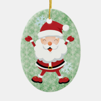 Ornement heureux du père noël