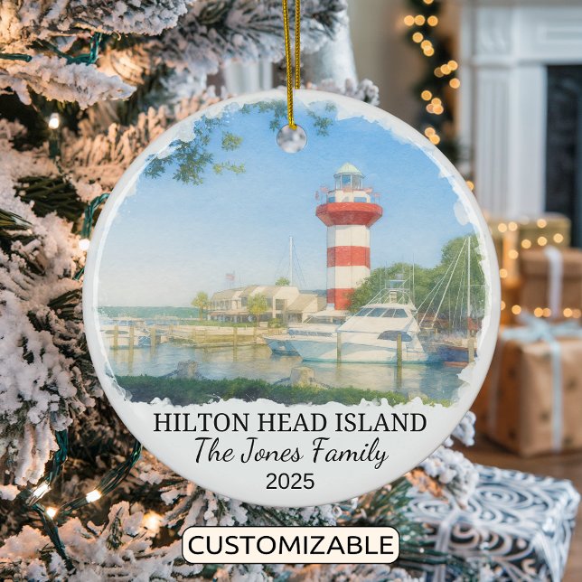 Ornement Hilton Head Island, Caroline (Créateur téléchargé)