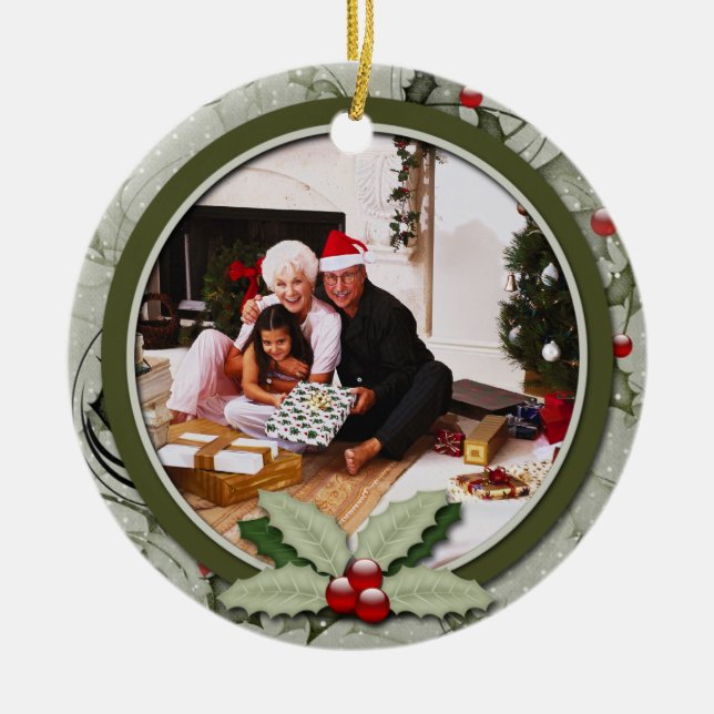 Ornement Holly Mistletoe 2 De Notre Maison À Votre (Devant)