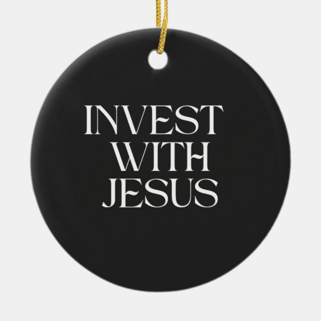 Ornement Investir avec Jésus (Devant)