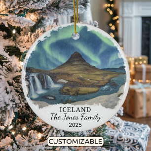 Ornement Islande personnalisé, Islande
