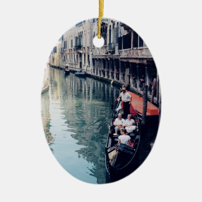 Ornement italien d'arbre de Noël - Venise, Italie (Devant)