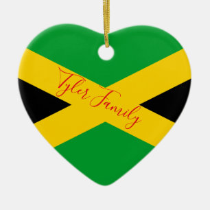 Ornement jamaïcain de Noël personnalisé par Flag