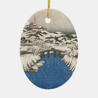 Ornement japonais vintage de grue