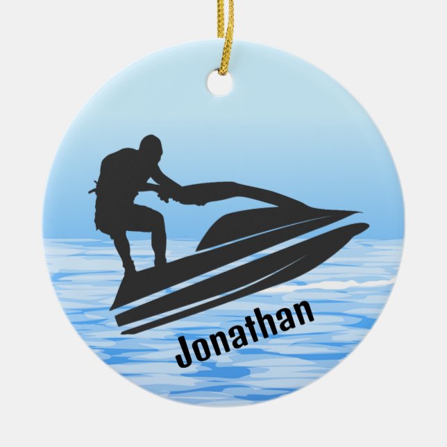 Ornement Jet Ski Personnalisé (Devant)