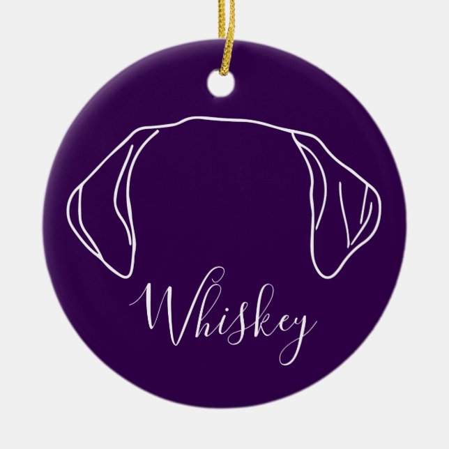 Ornement Labrador (Logo Om) (Devant)