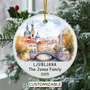 Ornement Ljubljana personnalisé, Slovénie