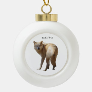ornement Loup de bois