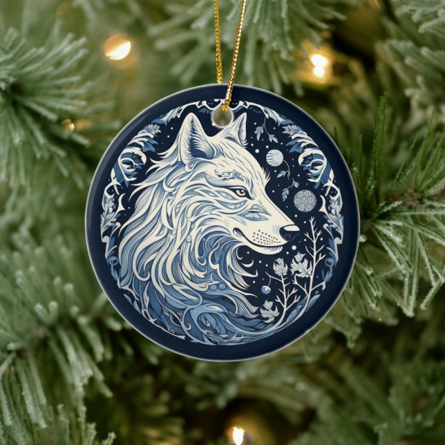 Ornement Loup Nordique (Arbre)