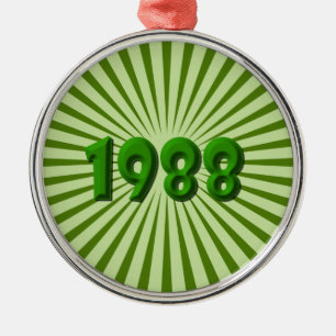 ORNEMENT MÉTALLIQUE 1988