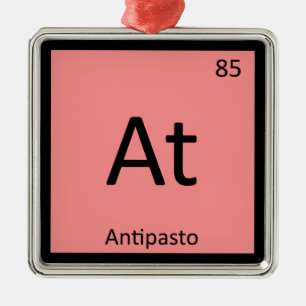Ornement Métallique A - Antipasto Appetizer Chimie Tableau Périodique