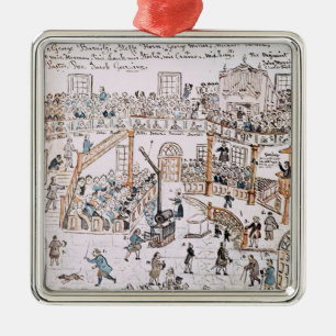 Ornement Métallique À l'intérieur de la vieille église luthérienne, le