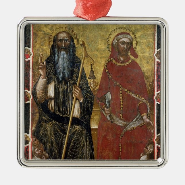 Ornement Métallique Abbé d'Anthony de saints et Eligius - processus (Devant)
