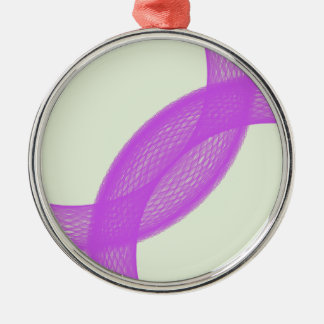 Ornement Métallique accomplissement spirituel pourpre