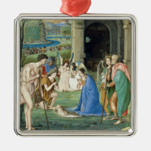 Ornement Métallique Adoration des bergers, circa 1500