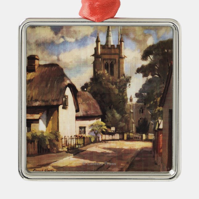 Ornement Métallique Affiche britannique de chemins de fer de vue (Devant)