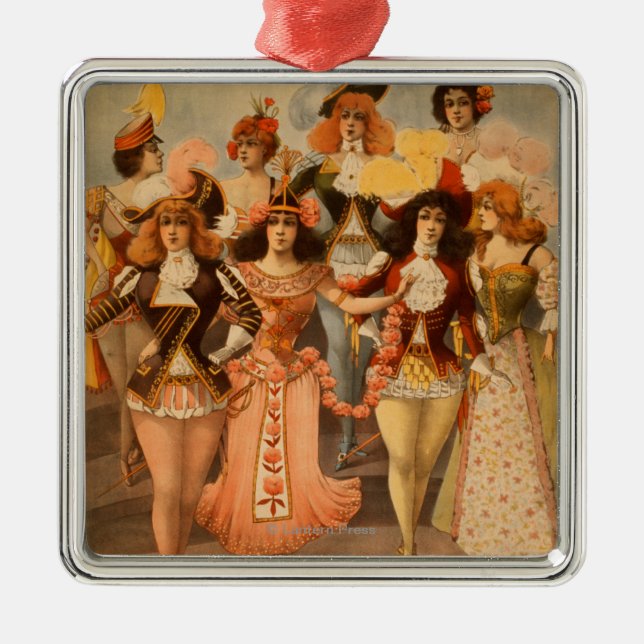 Ornement Métallique Affiche turbulente de théâtre de fantaisie (Devant)