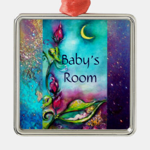 ORNEMENT MÉTALLIQUE AFFICHETTE DE PORTE THUMBELINA