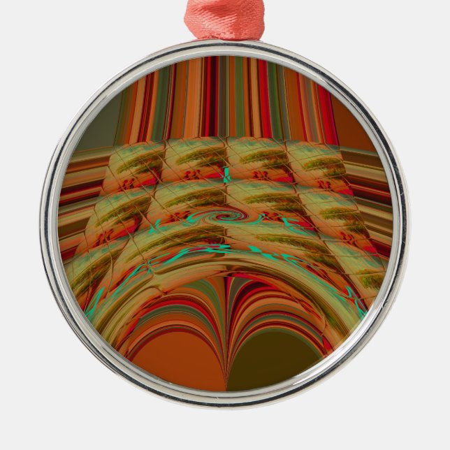 Ornement Métallique AfriqueTradition Hakuna Matata Mountain Ethnic Mot (Devant)