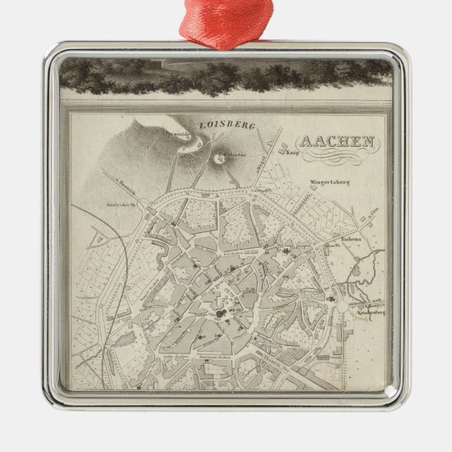 Ornement Métallique Aix-la-Chapelle, Allemagne (Devant)