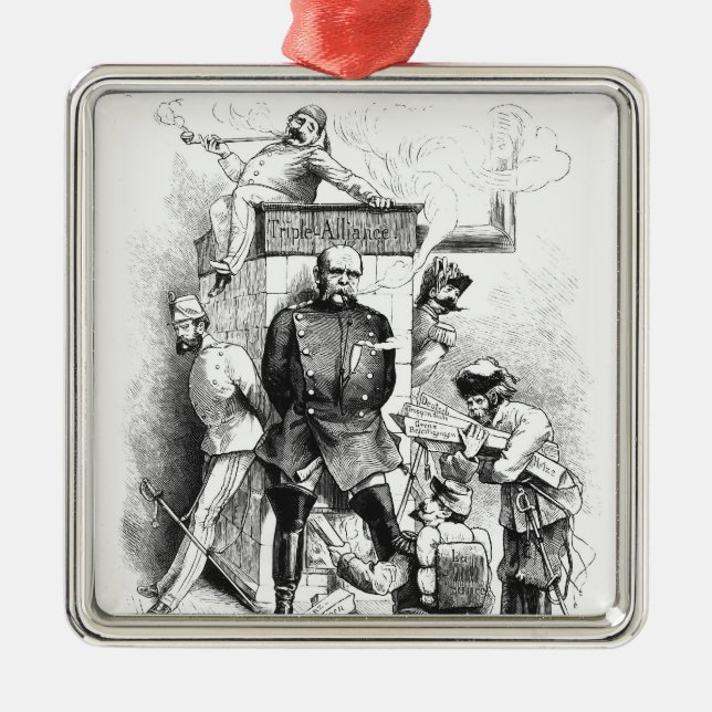 Ornement Métallique Alliance triple, de 'Bismarck (Devant)