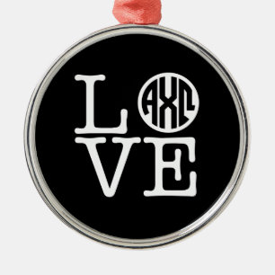 Ornement Métallique Alpha Chi Omega Amour