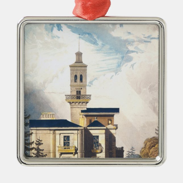 Ornement Métallique Altitude d'une villa ou d'un pavillon de chasse (Devant)