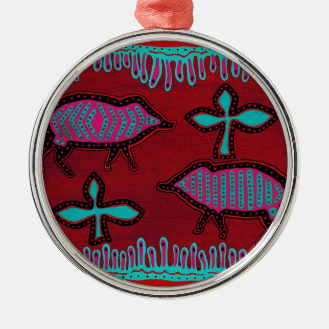 Ornement Métallique Animaux du désert du sud-ouest (Devant)