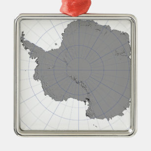 Ornement Métallique Antarctique