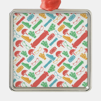 Ornement Métallique Arrière - plan de vecteur pour des accessoires