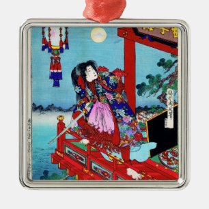 Ornement Métallique Art classique japonais oriental frais de guerrier