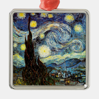 Ornement Métallique Art de nuit Van Gogh Starry