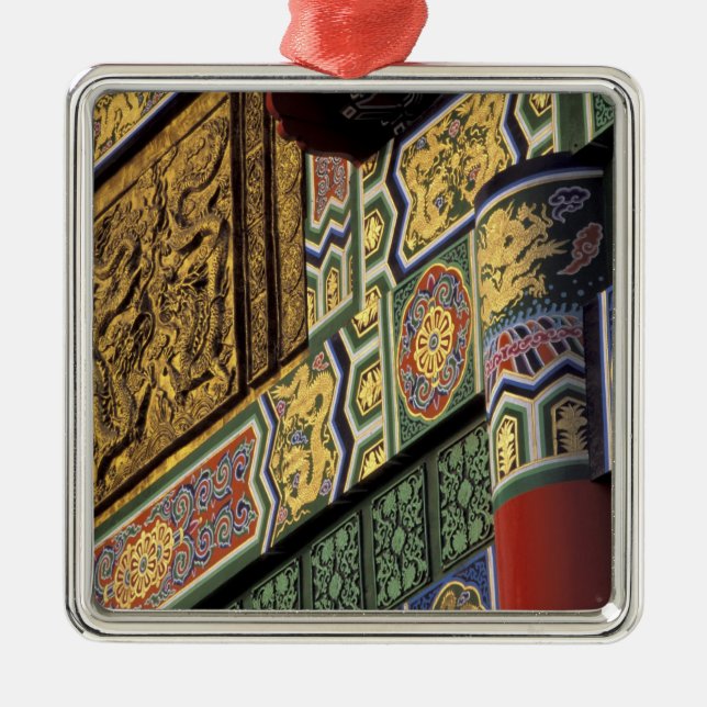 Ornement Métallique Asie, Taïwan, Taipei. Le Grand Hôtel, principal (Devant)